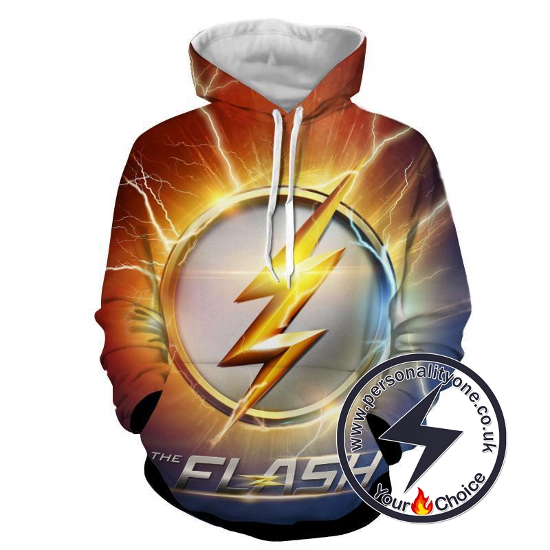 Flash Sign 3D Printed - The Flash Hoodies - Star Lab